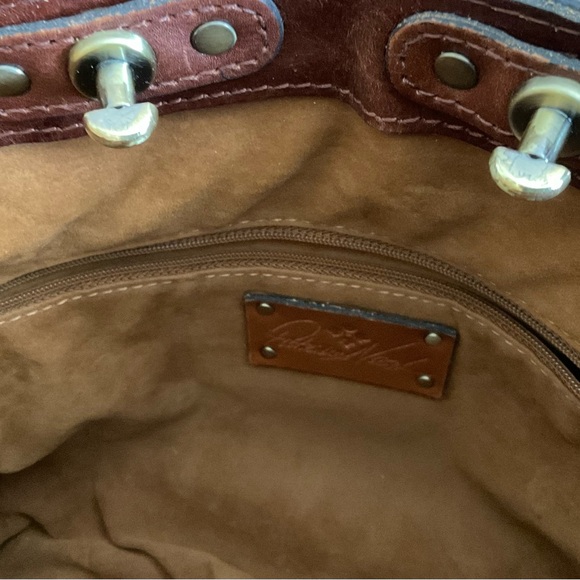 Patricia Nash Floral Leather Shoulder Bag Purse - Picture 5 of 6